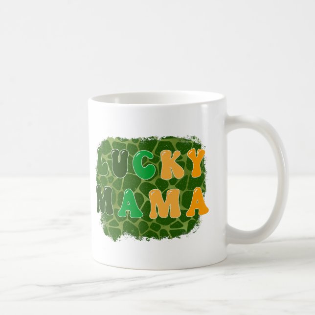 Lucky Mama Sublimation Kaffeetasse (Rechts)