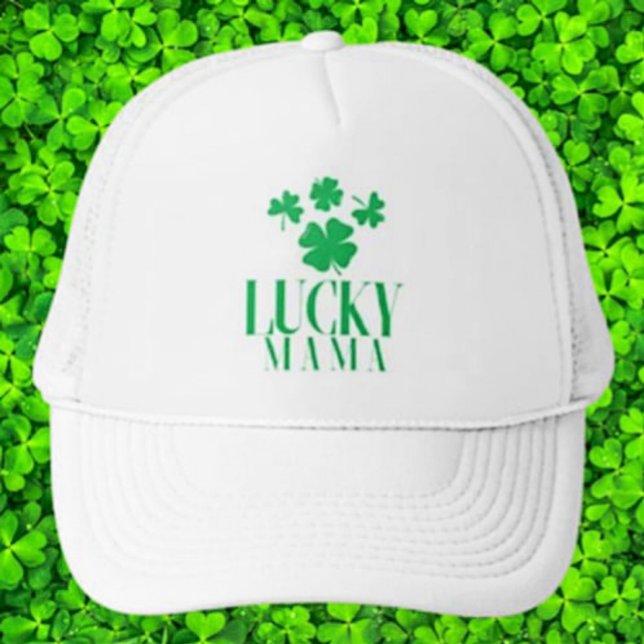 Lucky Mama Trucker Hat - Clover Süsse Vibes Truckerkappe (Von Creator hochgeladen)