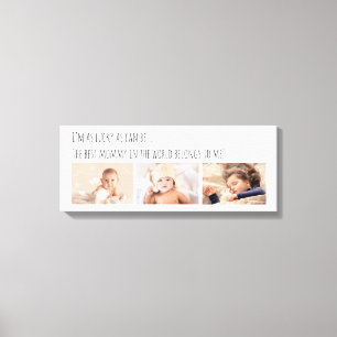 Lucky Me Best Mommy Fotos angepasst Leinwanddruck