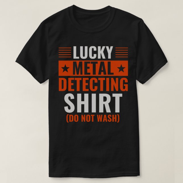 Lucky Metal Detector T-Shirt (Design vorne)