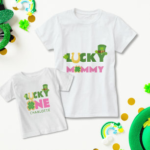 Lucky Mommy Niedlich St. Patrick's Day Mama T-Shirt