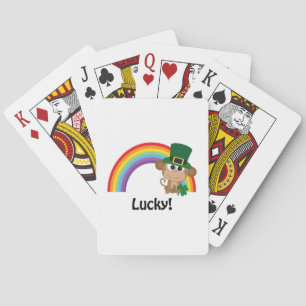Lucky Monkey Leprechaun Spielkarten