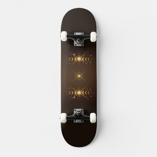 Lucky Moon Skateboard (Vorderseite)