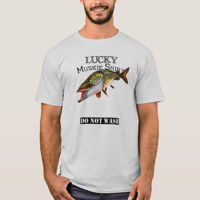 Lucky Muskie Shirt nicht waschen (Vorderseite)