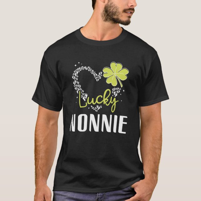 Lucky Nonnie St Patricks Day womens T-Shirt (Vorderseite)