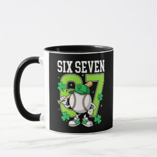 Lucky Number 7 Baseball Birthday St. Patrick's Day Tasse