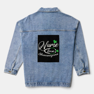 Lucky Nurse: Unglaublich witzig St. Patrick's Day Jeansjacke