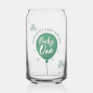 Lucky One 1. Geburtstag St Patricks Day Kleeblatt Dosenglas