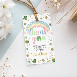 Lucky One Birthday Thank You Favor Tag Geschenkanhänger