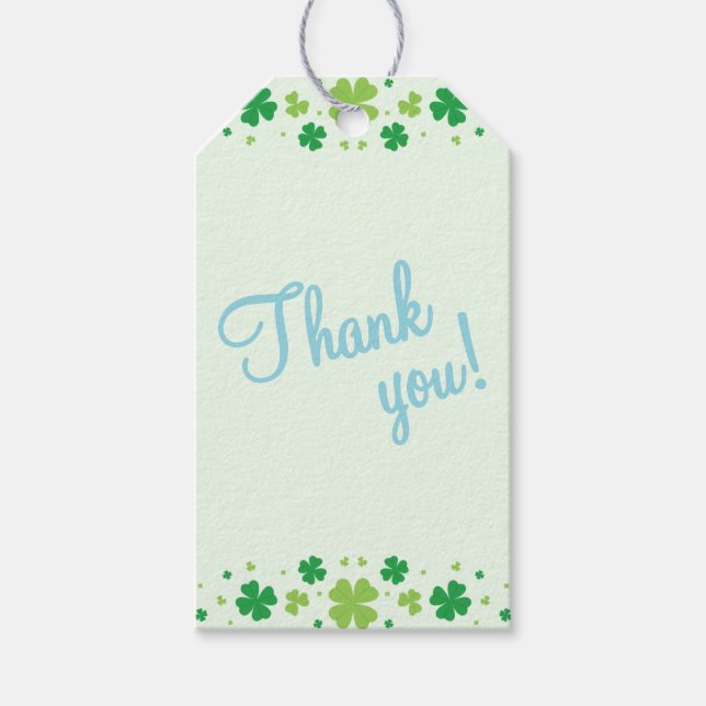 Lucky One First 1st Birthday Party Geschenkanhänger (Vorderseite)