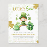 Lucky One First Birthday St Patricks
