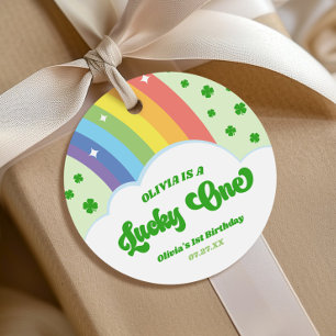 Lucky One Lucky Charm Regenbogen 1. Geburtstagsfei Geschenkanhänger