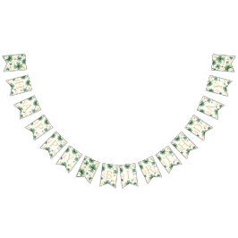 Lucky One Shamrock First Birthday Banner