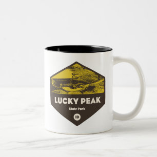 Lucky Peak Staat Park Idaho Zweifarbige Tasse