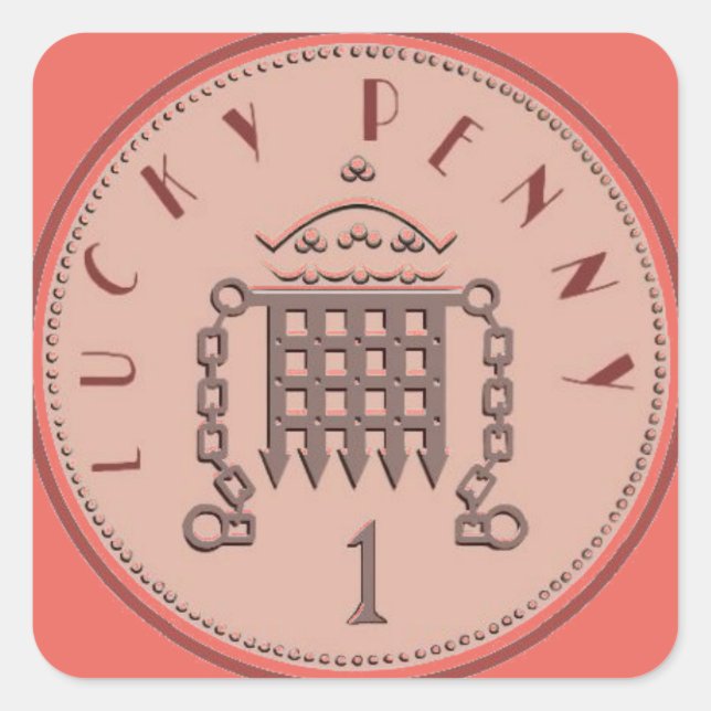 Lucky Penny Sticker (Vorderseite)