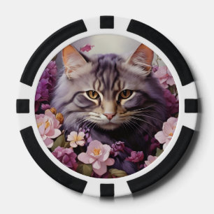 Lucky Pocker Chips für Katzen Liebhaber
