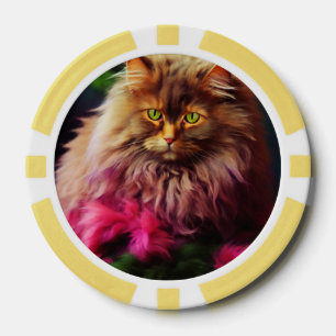 Lucky Pocker Chips für Katzen Liebhaber