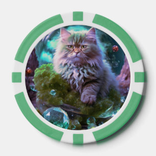 Lucky Pocker Chips für Katzen Liebhaber