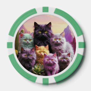 Lucky Pocker Chips für Katzen Liebhaber