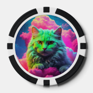 Lucky Pocker Chips für Katzen Liebhaber