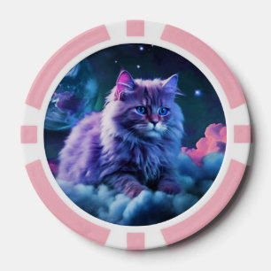 Lucky Pocker Chips für Katzen Liebhaber