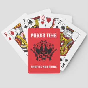 Lucky Poker Skull Spielkarten