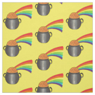 Lucky Pot of Gold Rainbow St. Patrick's Day Stoff