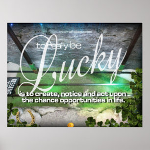 Lucky Print Poster