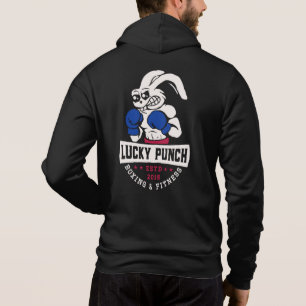 Lucky Punch Boxing - Banner blau Hoodie