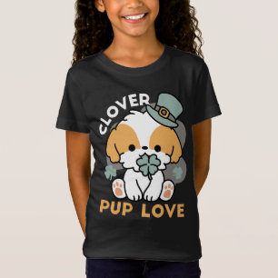 Lucky Pup mit Clover - St. Patrick's Day Gift T-Shirt