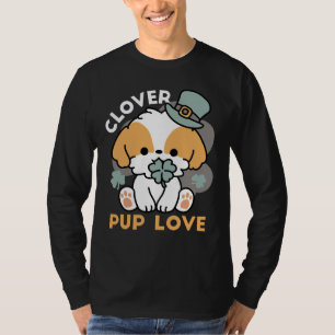 Lucky Pup mit Clover - St. Patrick's Day Gift T-Shirt
