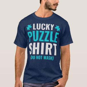 Lucky Puzzle Funny Puzzle Liebhaber Puzzler T-Shirt