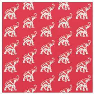 Lucky Red Elefant Stoff