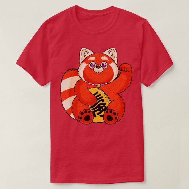 Lucky Red Panda T-Shirt (Design vorne)