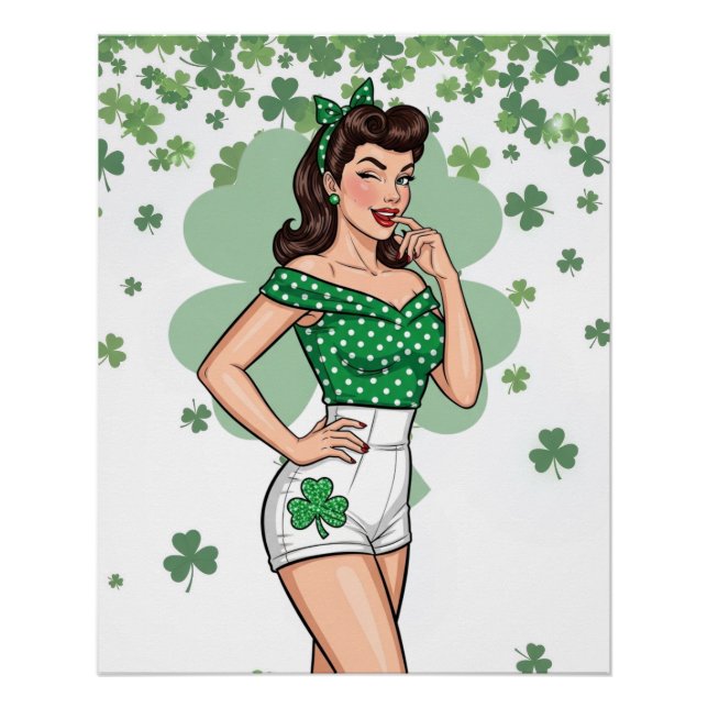 Lucky Retro Glam Poster (Vorderseite)