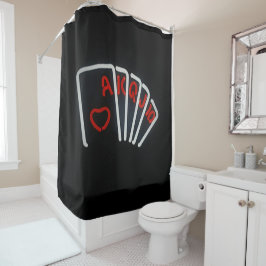 Lucky Royal Flush Duschvorhang