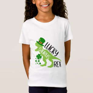 Lucky Saurus Rex - St. Patrick's Day Dinosaur T-Shirt