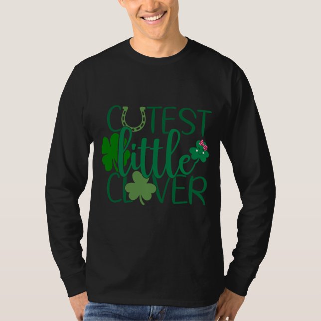 Lucky Saurus Rex - St. Patrick's Day Dinosaur T-Shirt (Vorderseite)