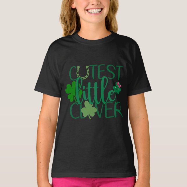 Lucky Saurus Rex - St. Patrick's Day Dinosaur T-Shirt (Vorderseite)