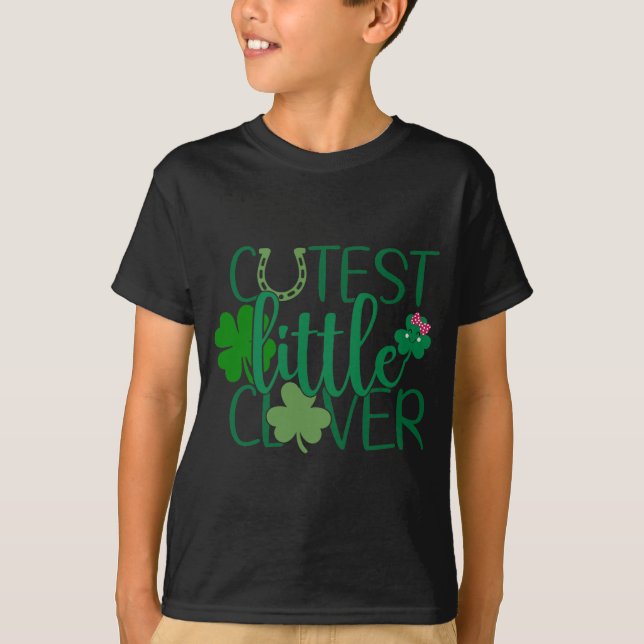 Lucky Saurus Rex - St. Patrick's Day Dinosaur T-Shirt (Vorderseite)