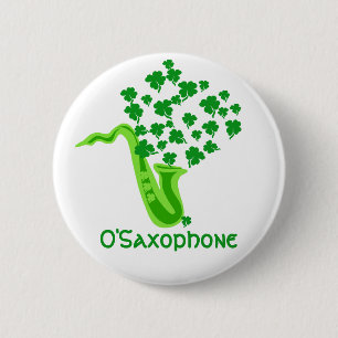 Lucky Saxophon Button