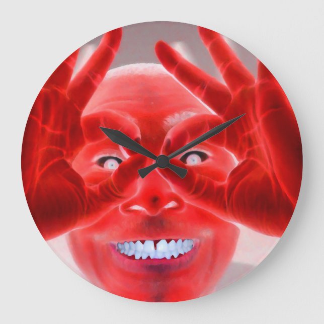 LUCKY SEITE GROßE WANDUHR (Vorderseite)