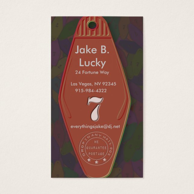 Lucky Seven Motel Key (Vorderseite)