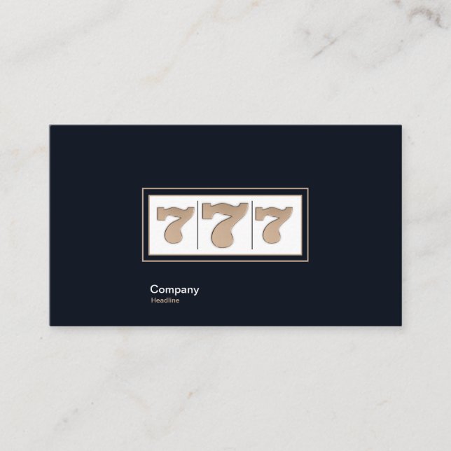 Lucky Seven Visitenkarte (Vorderseite)