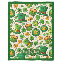 Lucky Shamrock Pot of Gold Irischer Hut St. Patric