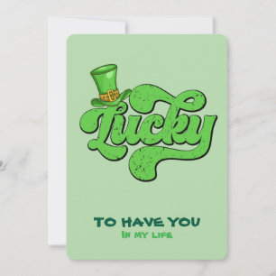 Lucky Shamrock St. Patrick’s Day Party-Einladung Einladung