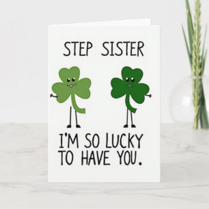 Lucky Shamrocks Schwesterkarte Karte