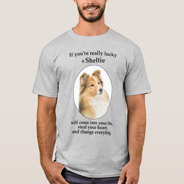 Lucky Sheltie T - Shirt (Vorderseite)