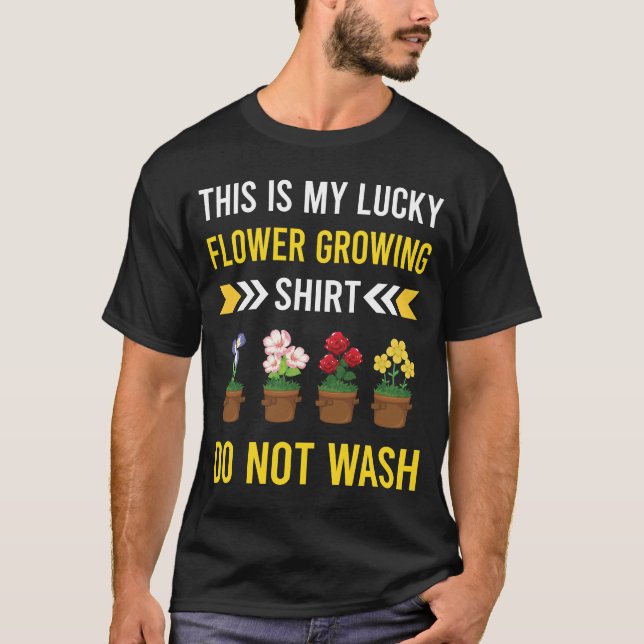 Lucky Shirt Blume wächst (Vorderseite)