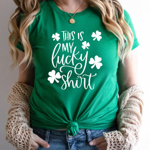 Lucky Shirt   Elegante St. Patrick's Day Typografy